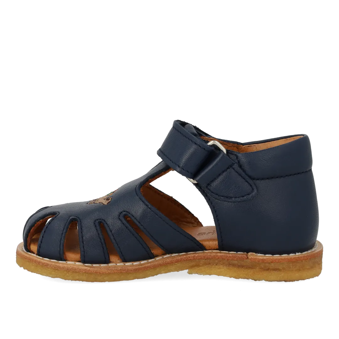 Angulus Sandal med dinobroderi begyndersandal