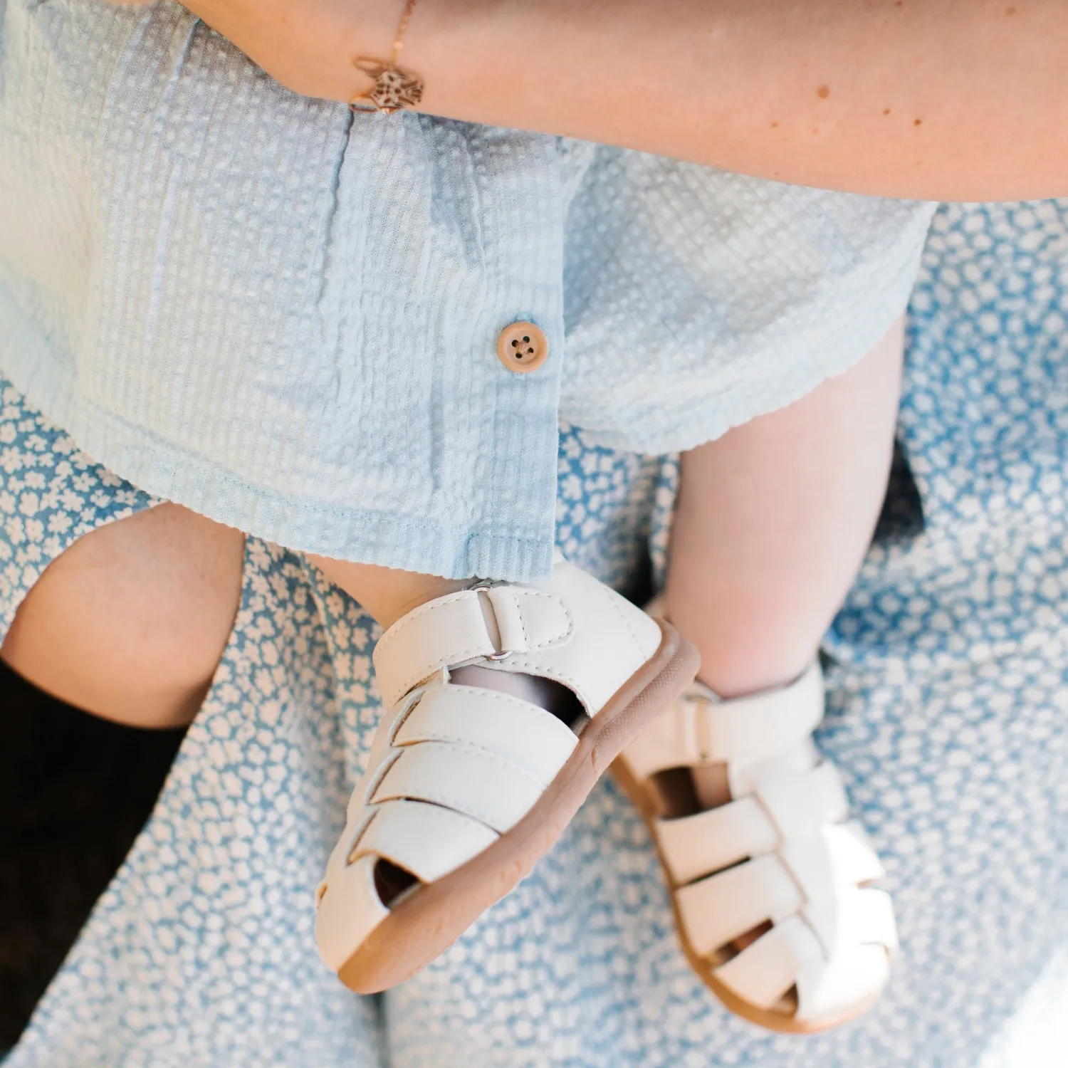 BabyMocs Little Gardener sandal barfodssål gummi