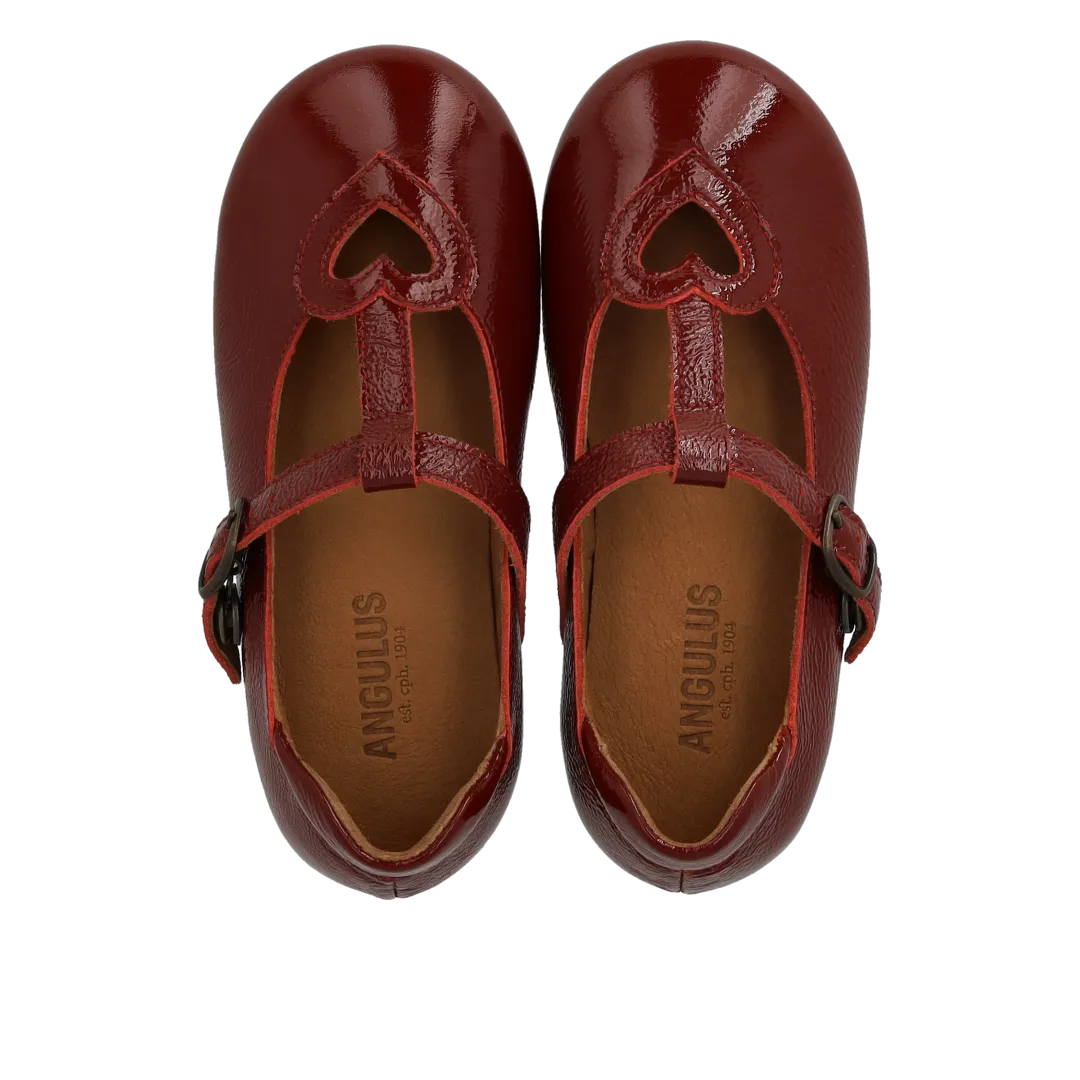 Angulus T-bar ballerina hjerte Mary Jane