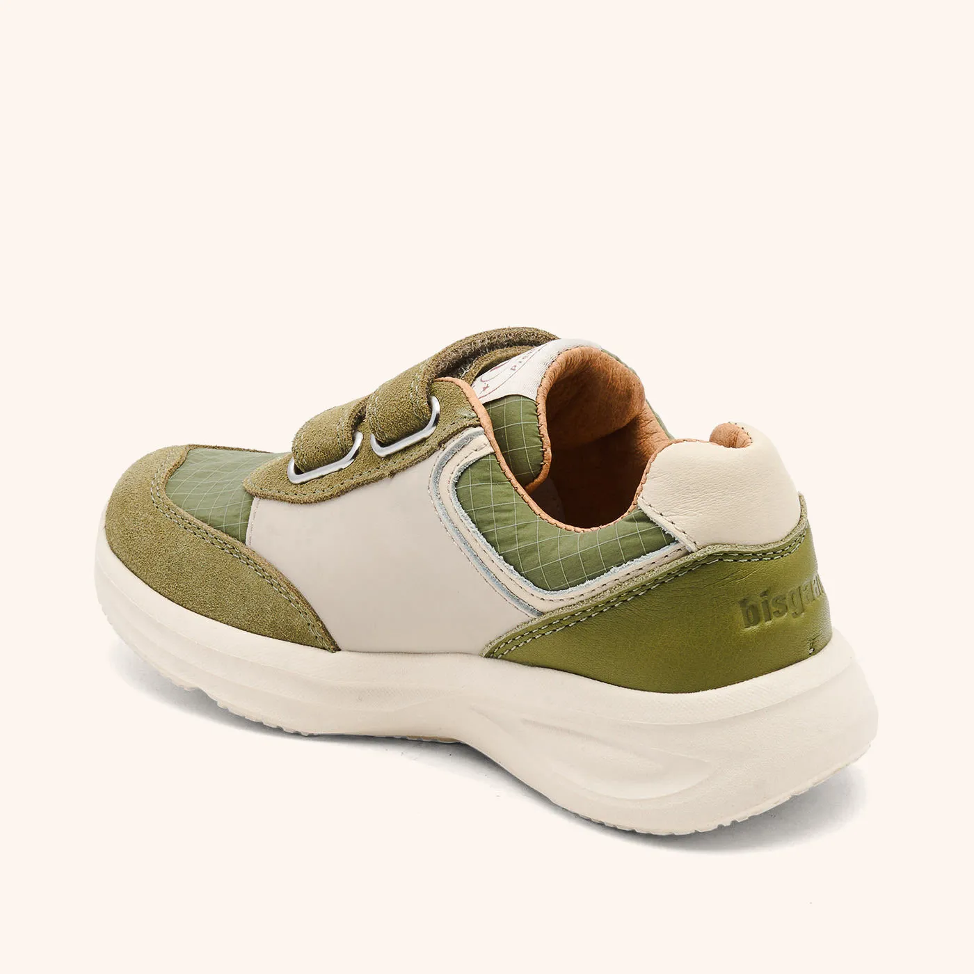 Bisgaard Yuki sneakers sage læder åndbar