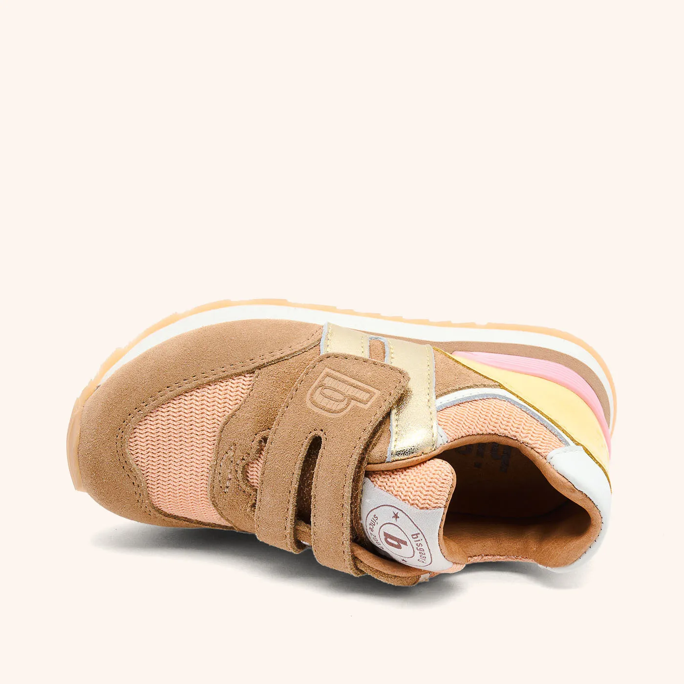 Bisgaard Winston sneaker nude ruskind