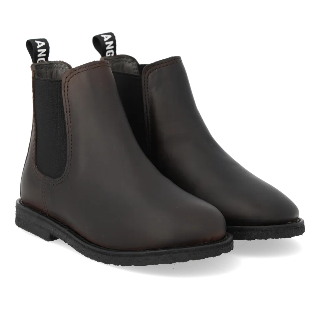 Angulus Chelsea støvle logobånd børn nubuck