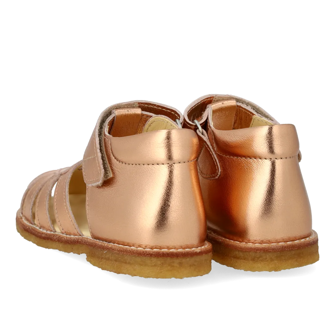 Angulus Begynder Hjertesandal Sandal Læder Velcro