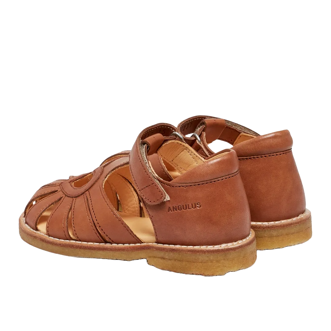 Angulus Hjertesandal med velcrolukning sandal børn rummelig