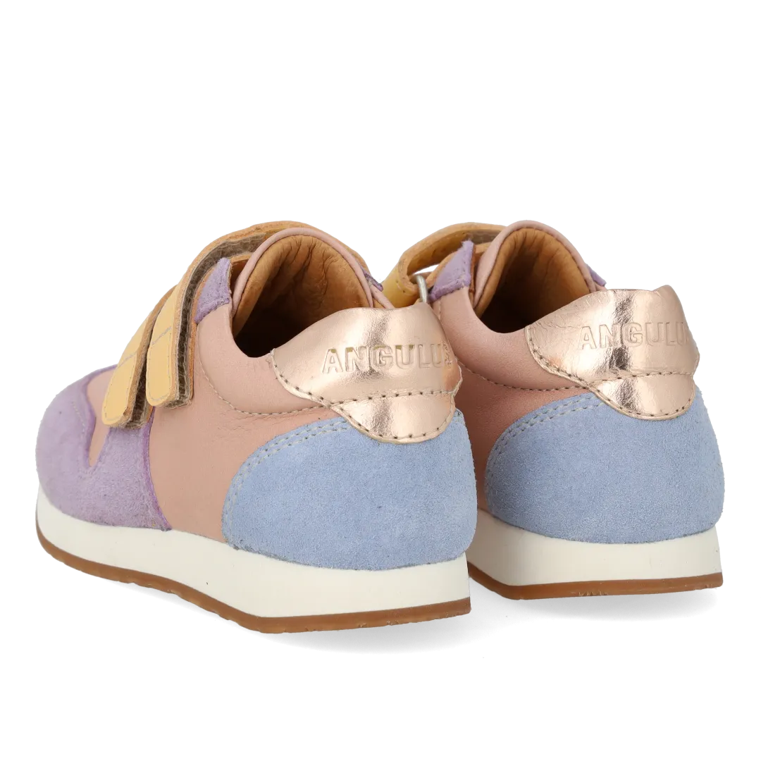 Angulus Sporty sneaker børnesko med velcro læder