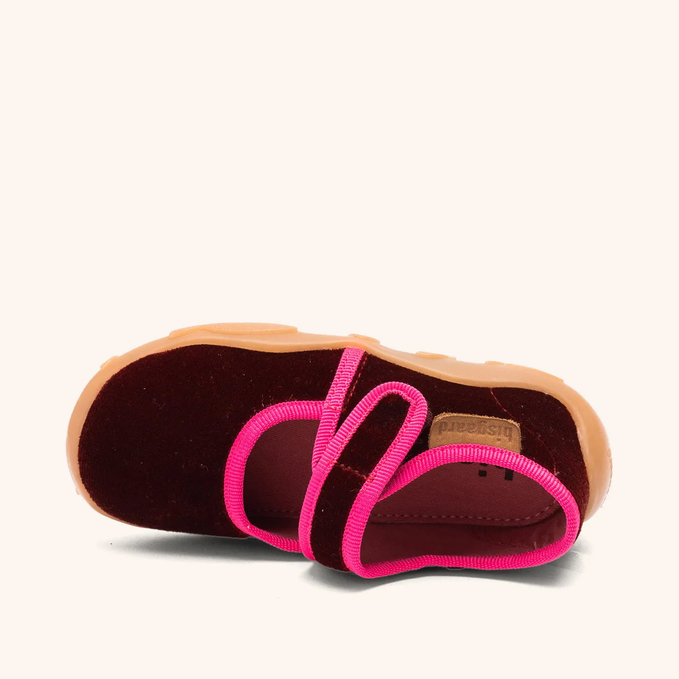Bisgaard Maddy hjemmesko bordeaux ballerina