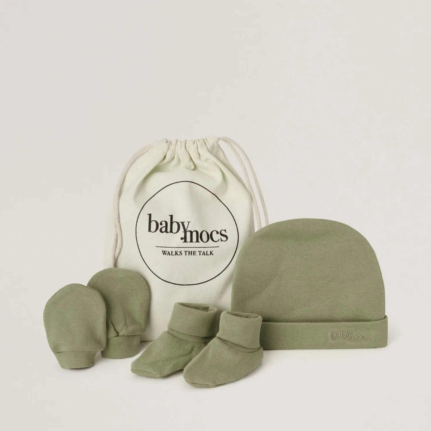 BabyMocs Newborn Kit babysæt økologisk bomuld 0-3 mdr