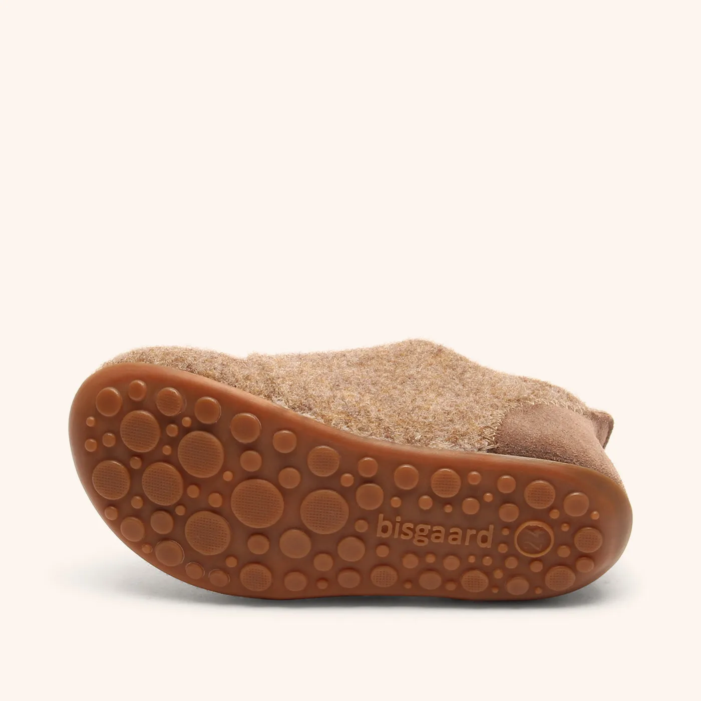 Bisgaard Casual Wool hjemmesko camel uld