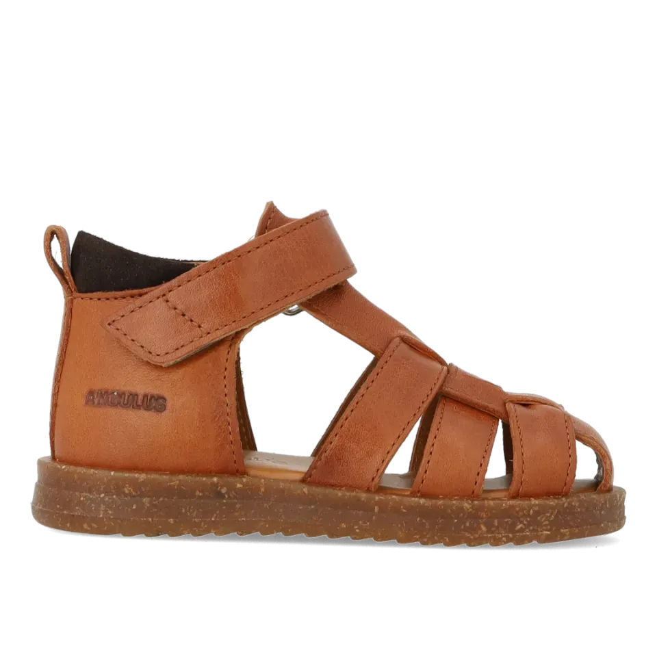 Angulus begynder sandal velcro lukket tå str. 19-25