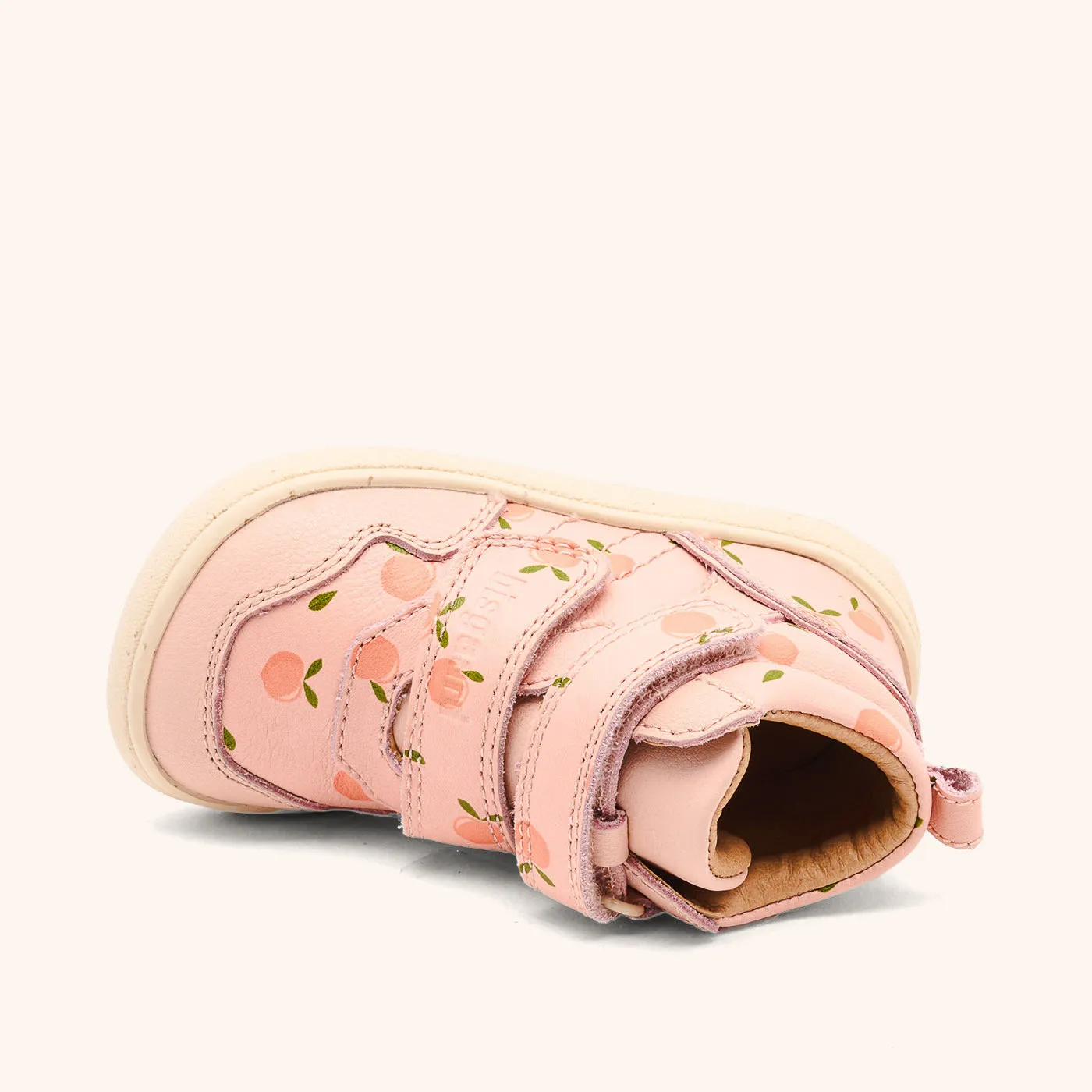 Bisgaard Becky barfodssneaker peach læder