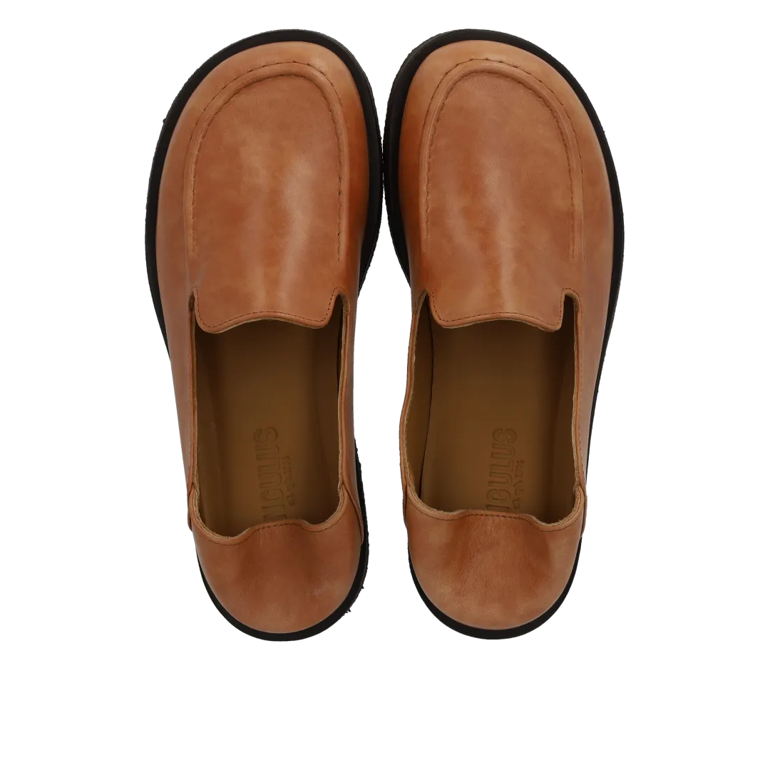 Angulus Loafer bred pasform brun dame