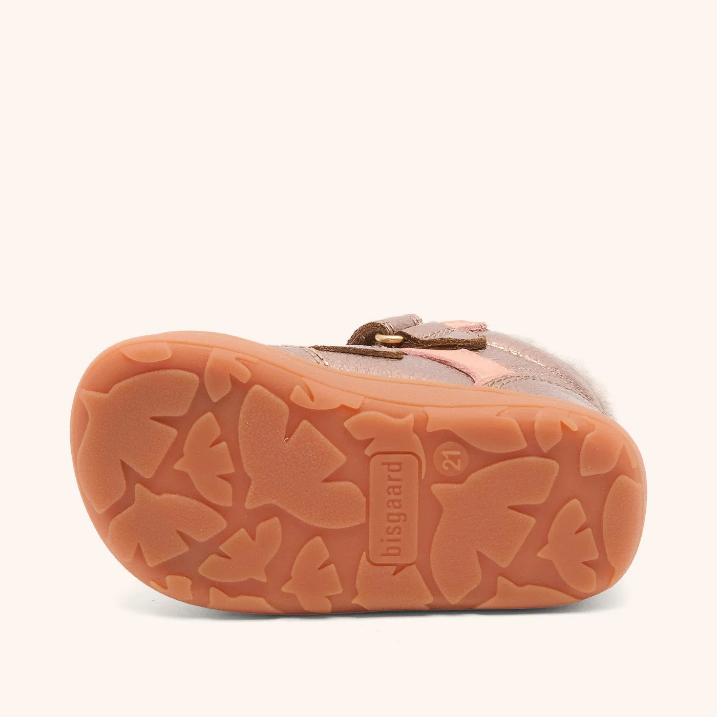 Bisgaard Becky Tex barfodssko rose gold tex