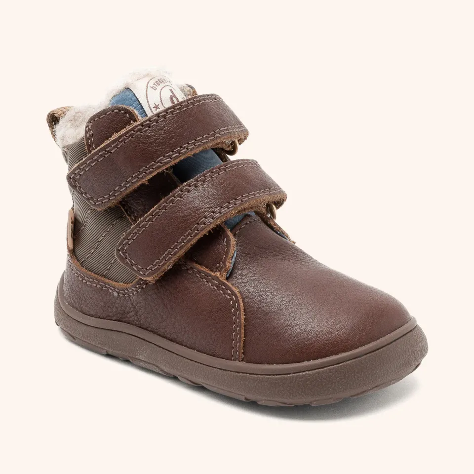 Bisgaard Barefoot Cosmos Tex støvle dark brown tex