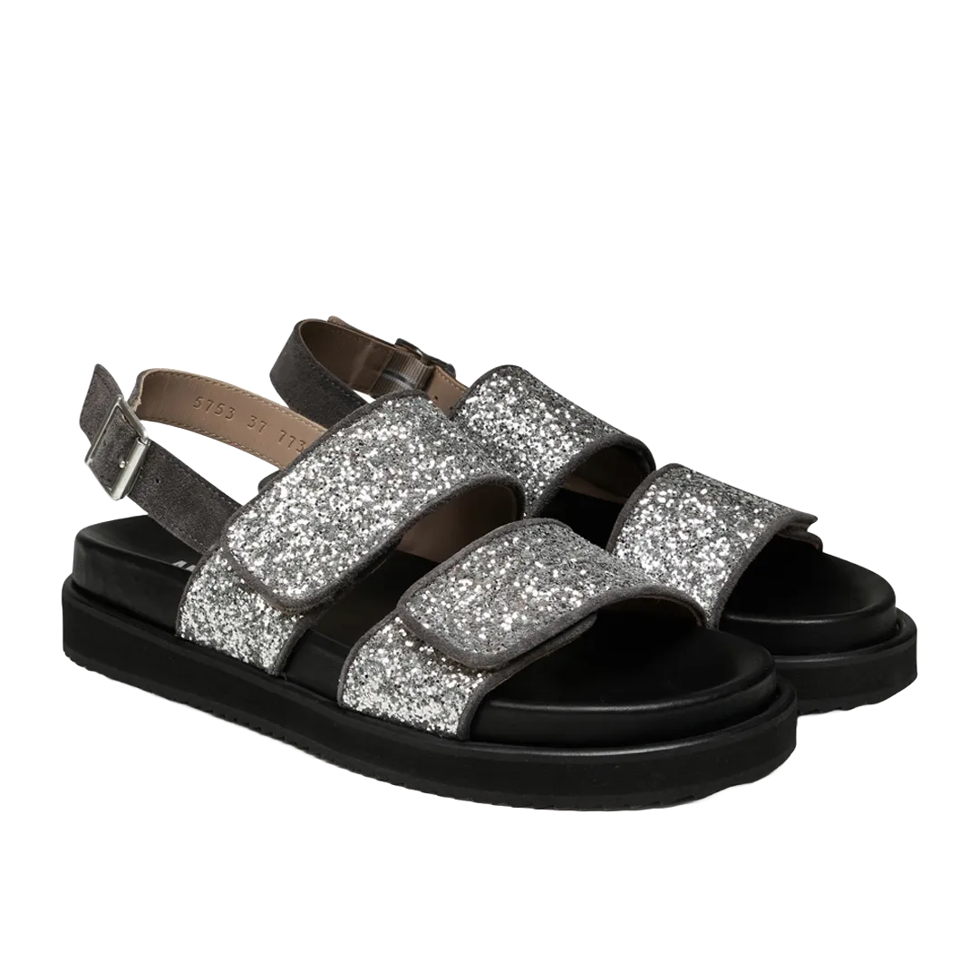 Angulus Fodseng sandal damesandal glitter