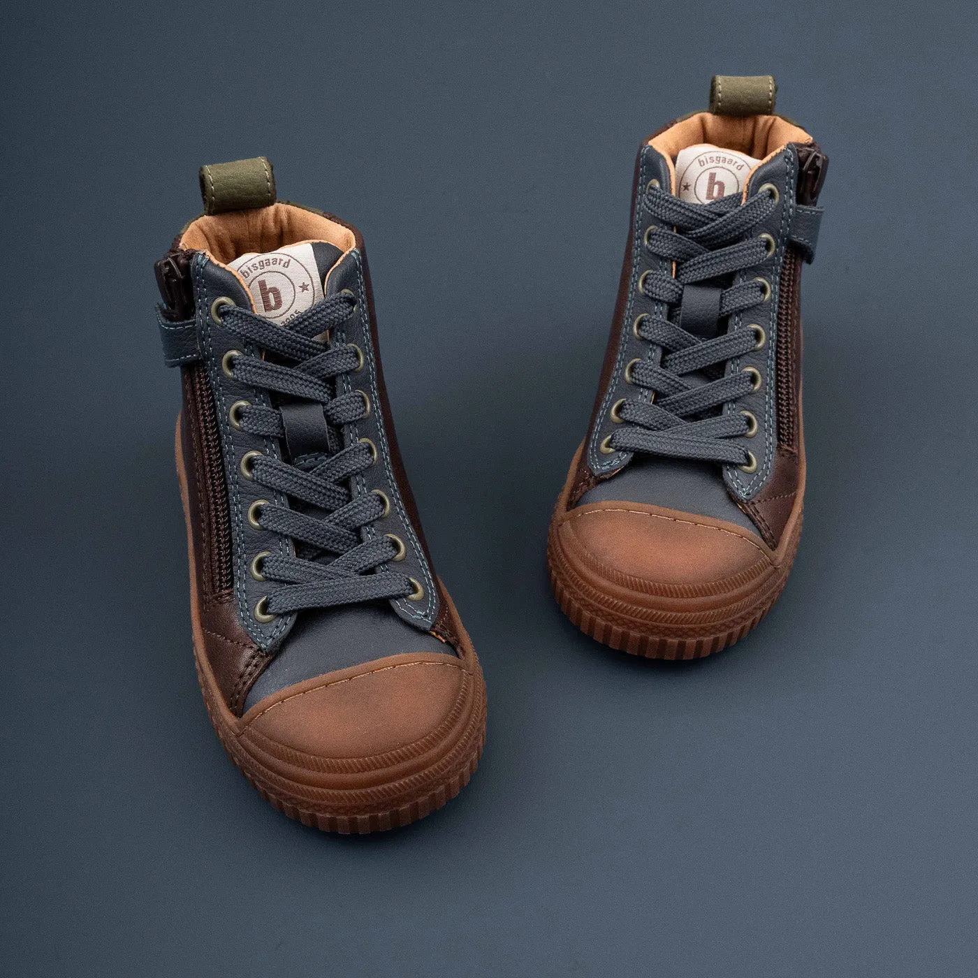 Bisgaard Ryan sneakers mørkebrun – chunky sål