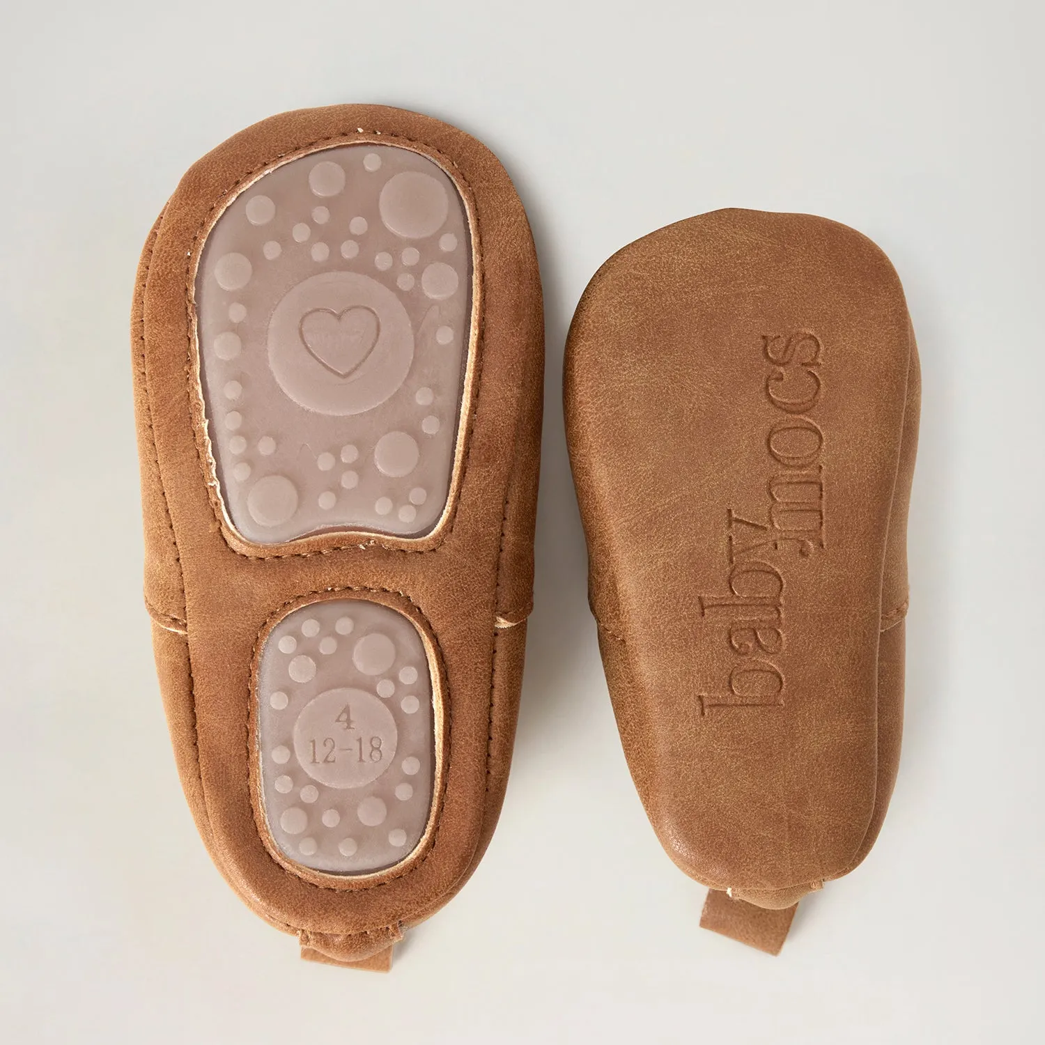 BabyMocs Little Wonderland støvle brun barfodsål