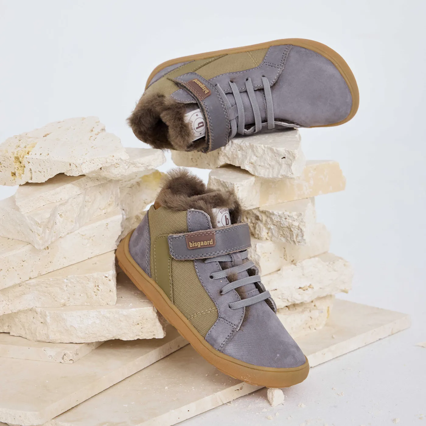 Bisgaard Barefoot Rafael barfodssko lam grey 24-36