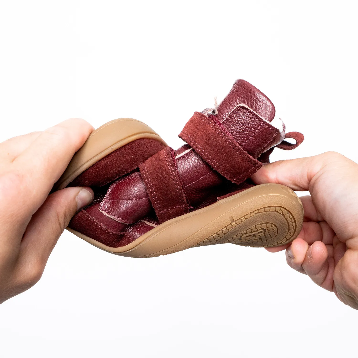 Gogsig Theo Burgundy barfodsvinterstøvle tex-membran