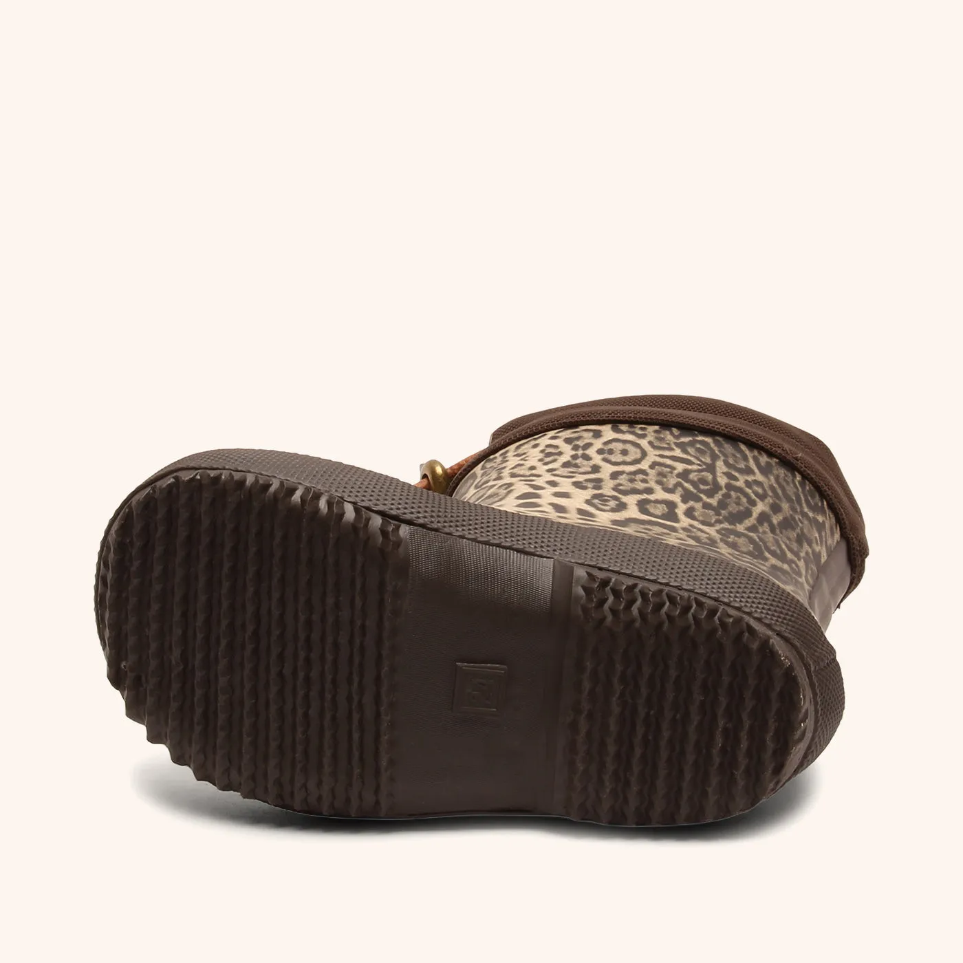 Bisgaard Thermo termogummistøvle leopard brun