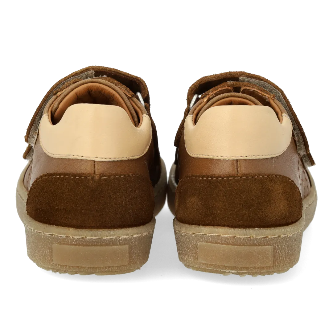 Angulus sneaker colour-block velcro læder børn