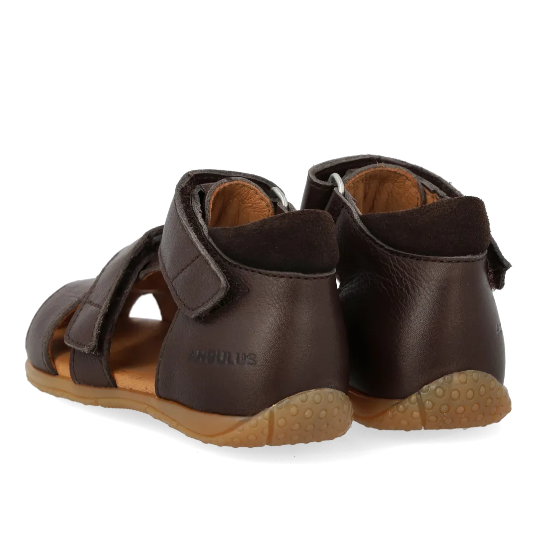 Angulus Sandal dobbelt velcro begyndersandal læder