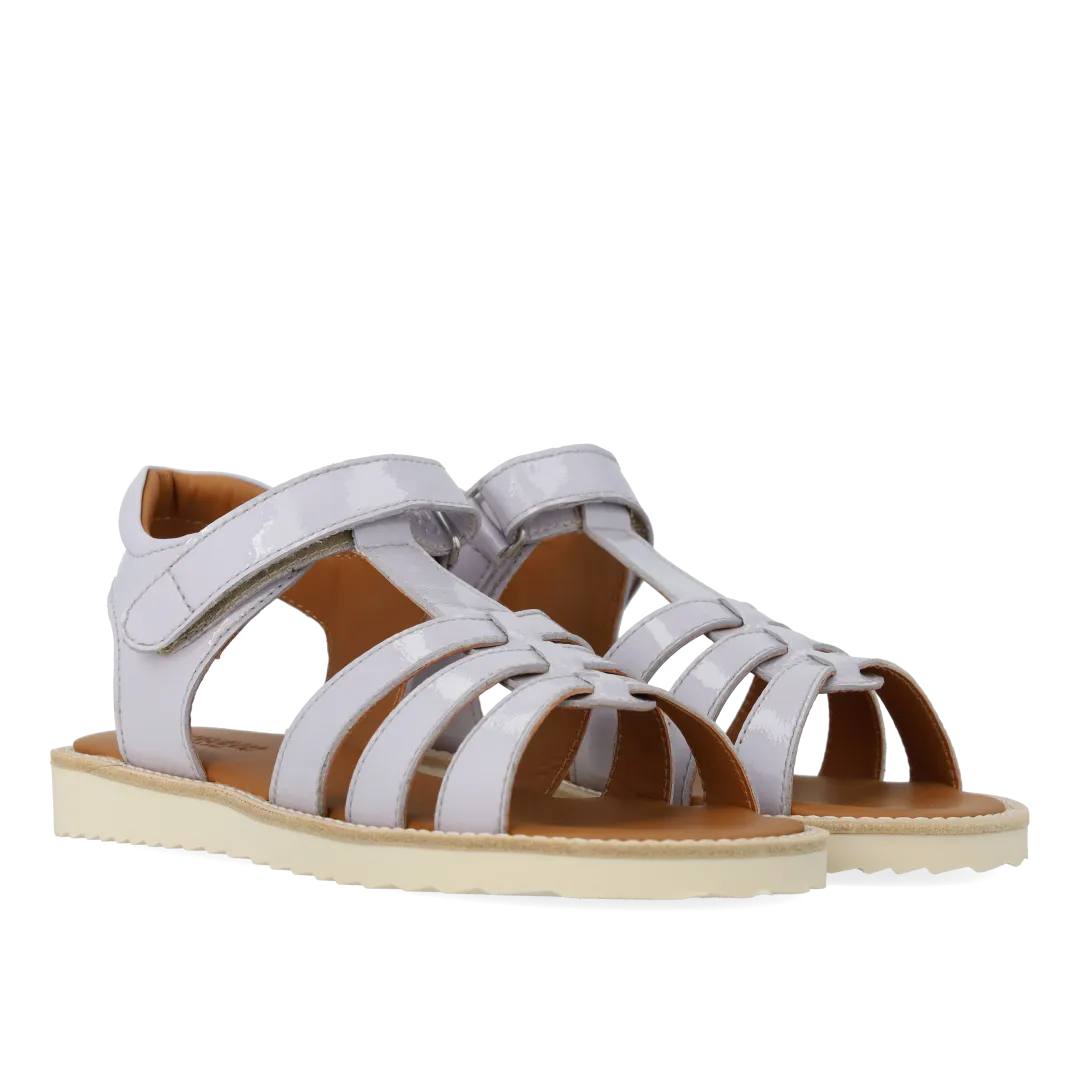Angulus Sandal T-rem velcro børnesandal læder let sål