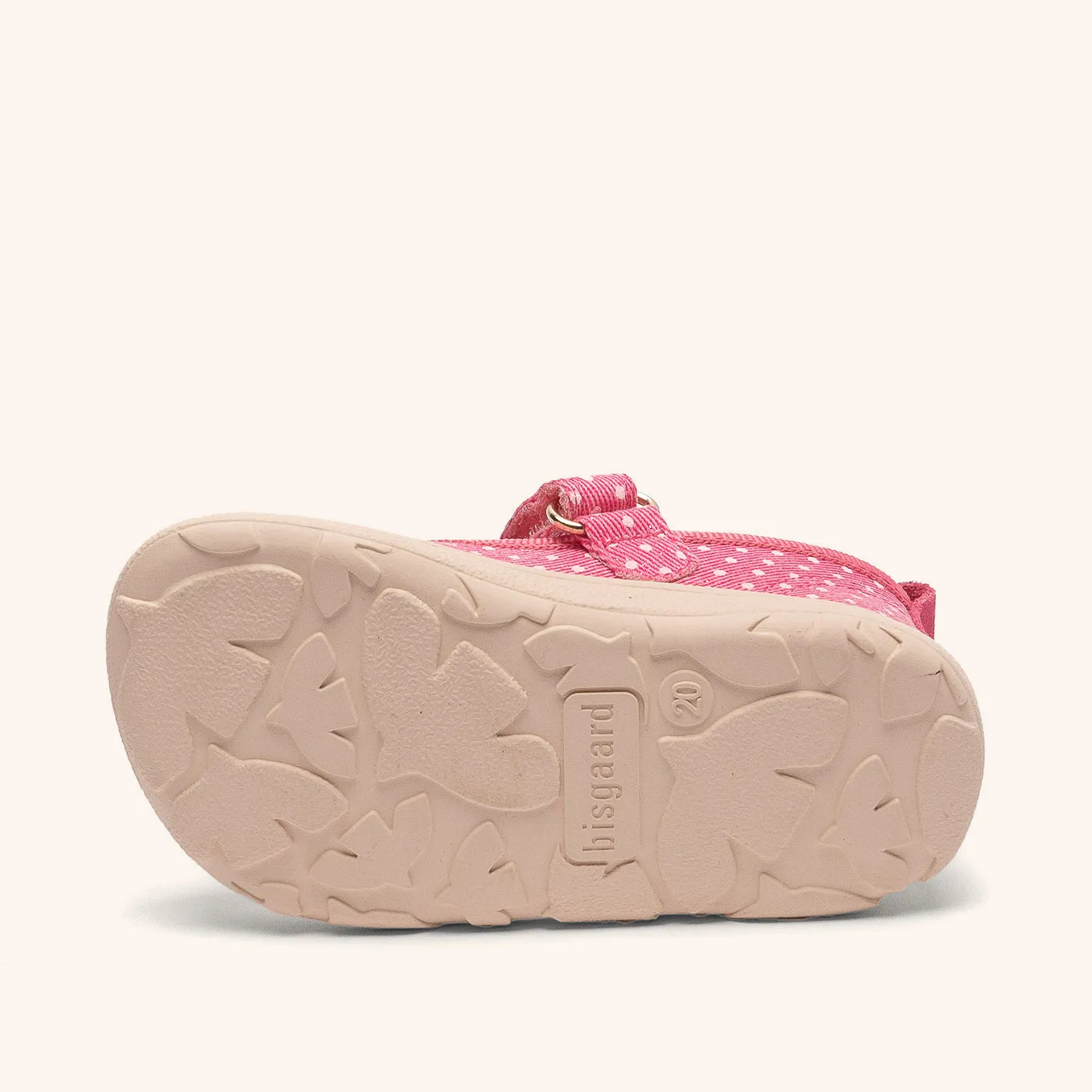 Bisgaard Barefoot Ballet hjemmesko rose dots