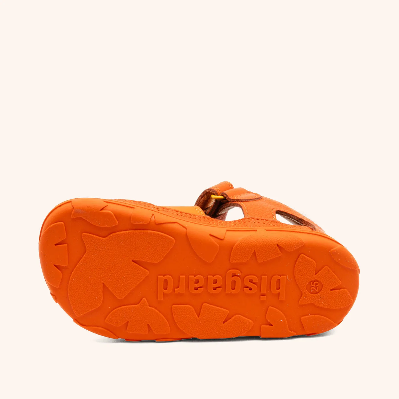 Bisgaard Vic barfodssandal orange læder