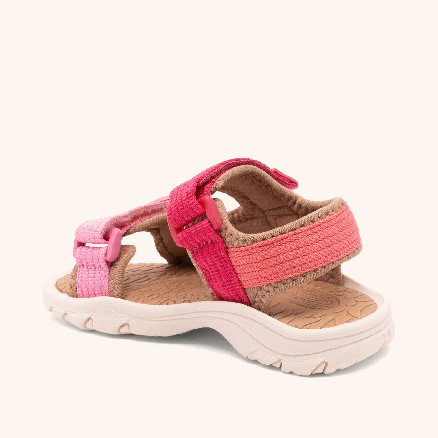 Bisgaard Nico sandal bubble gum velcro