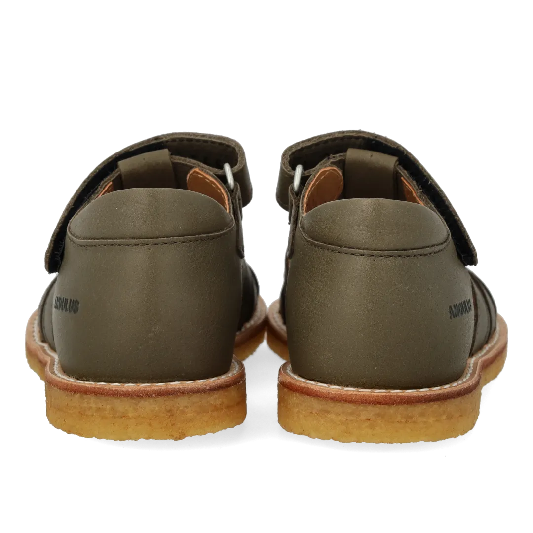 Angulus Begynder sandal bi broderi velcro