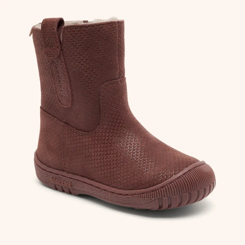 Bisgaard Elina Tex vinterstøvle plum uld