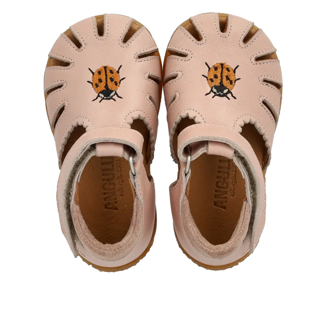Angulus Sandal mariehønebroderi begyndersandal blød