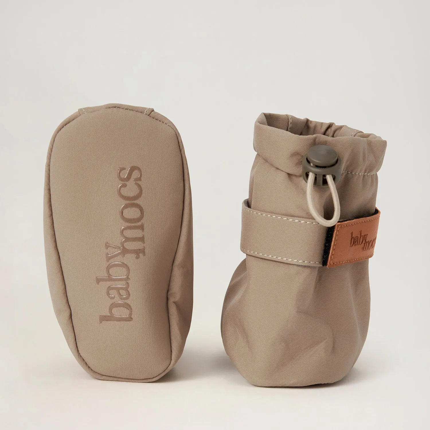 BabyMocs Soft Boots vinterstøvler mørk beige foret