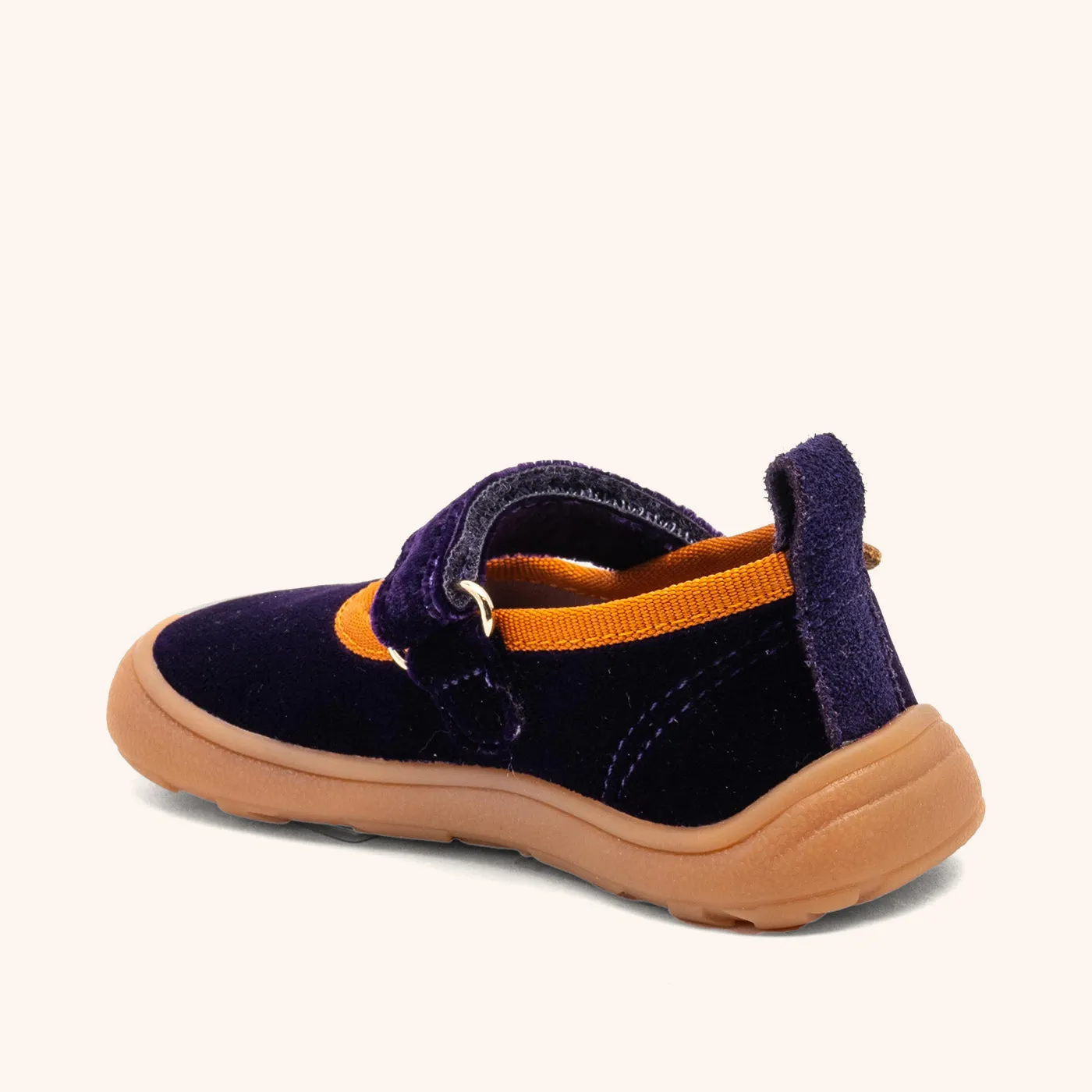 Bisgaard Barefoot Ballet hjemmesko lilla bred