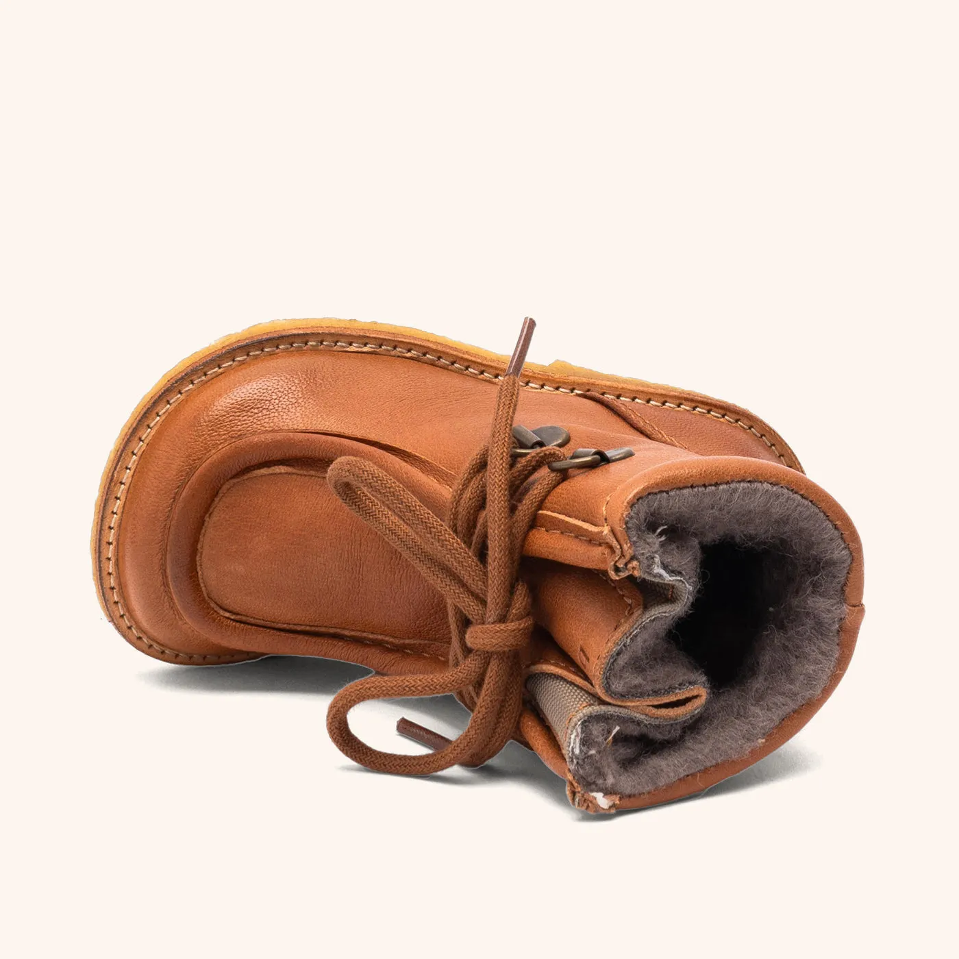Bisgaard Flor L Tex vinterstøvle cognac uld