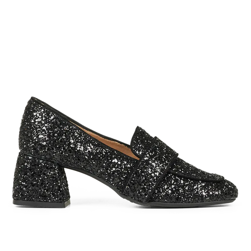 Angulus glitter loafer dame 5 cm hæl fest