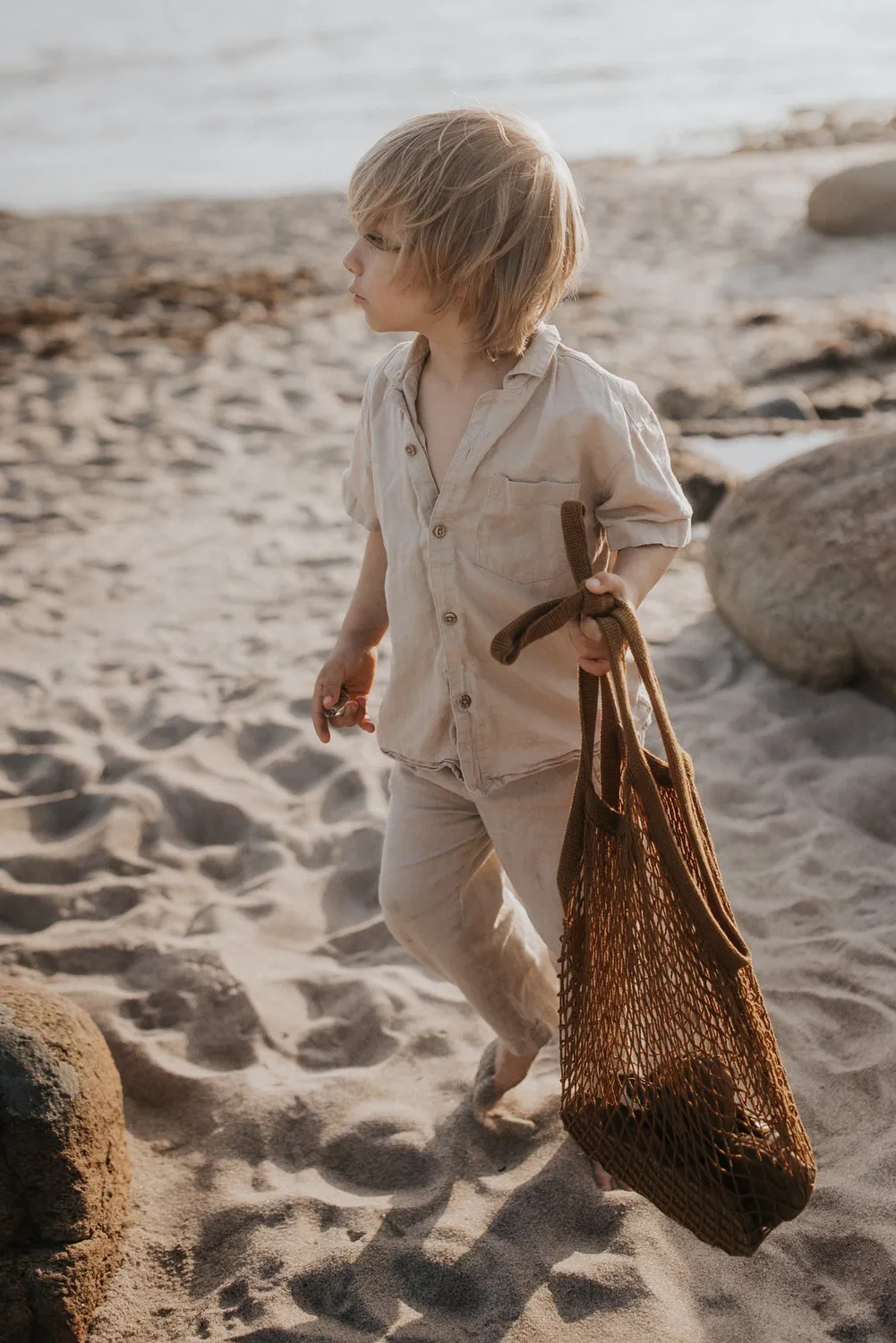 BabyMocs Eco Bags nettaske Black vaskbar