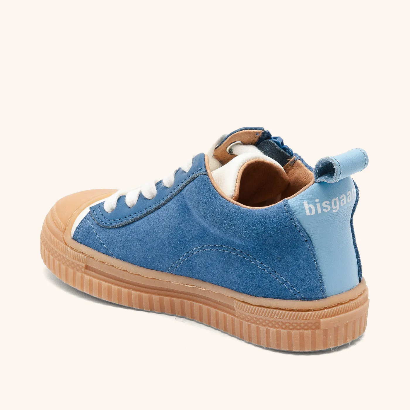 Bisgaard Sia sneaker blue sporty med lynlås