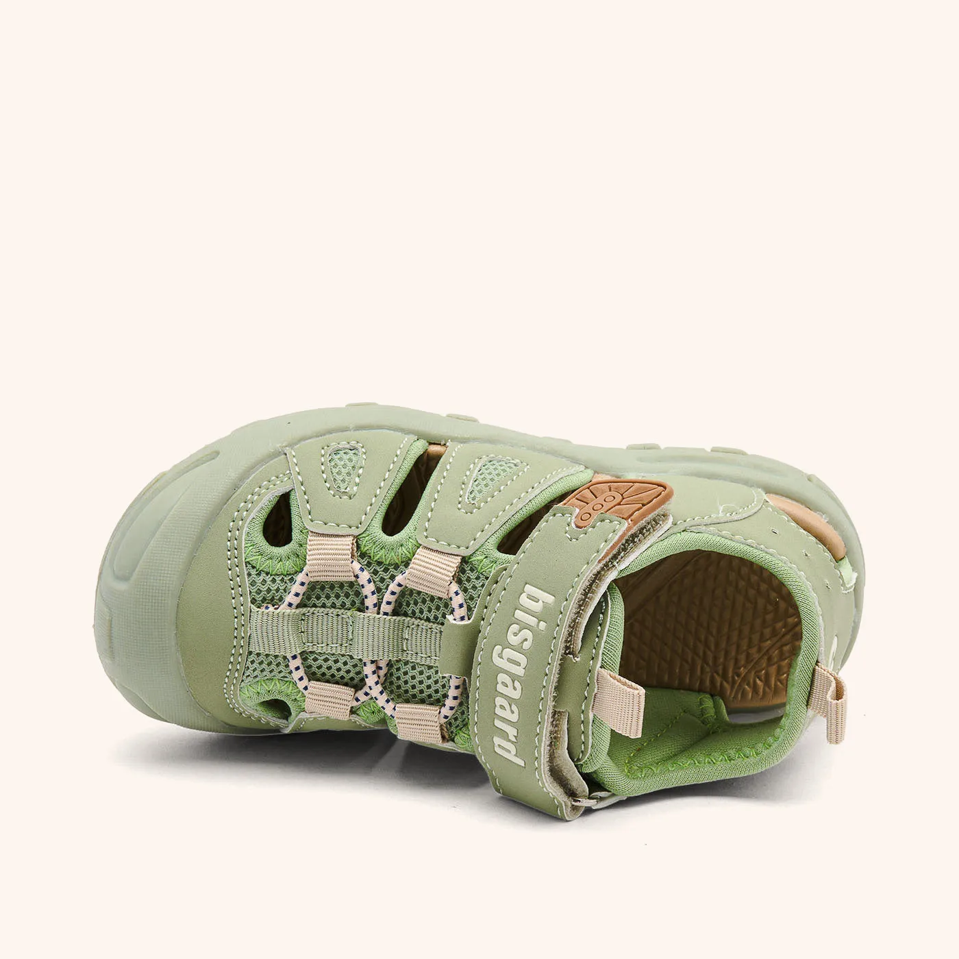 Bisgaard Parker sandal sage åben