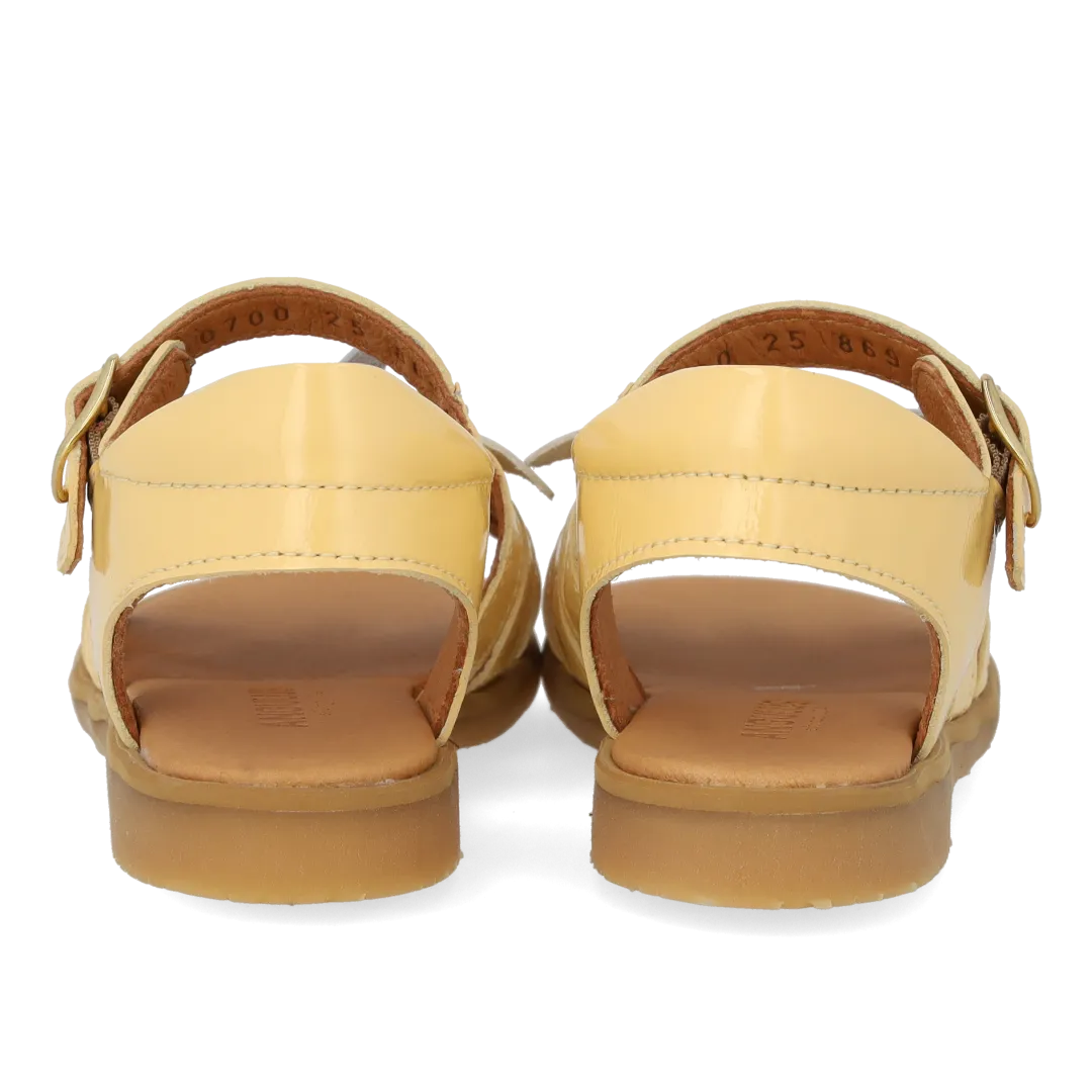 Angulus sandal sommerfugl lak sandal velcro