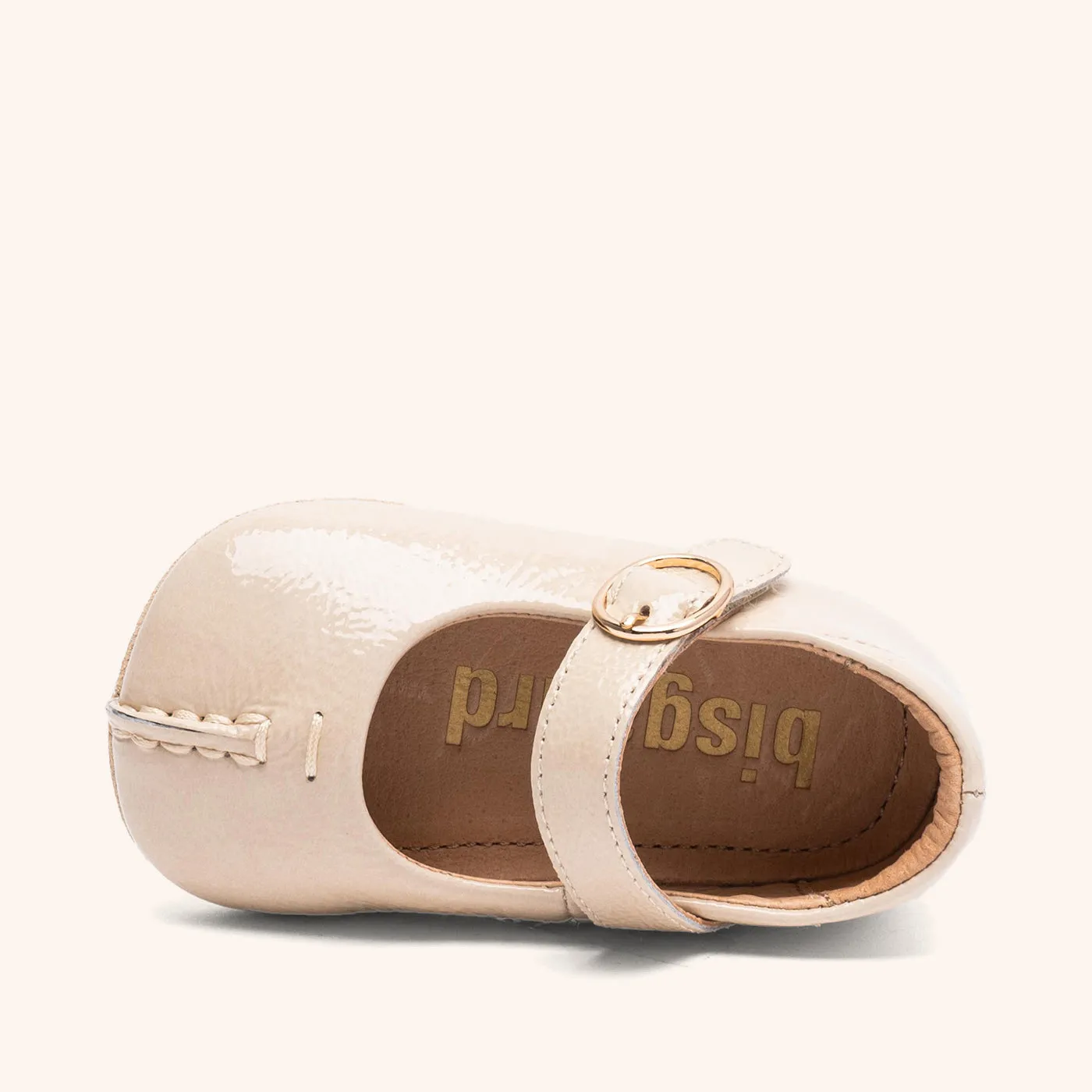 Bisgaard Annabelle ballerina Sand lak
