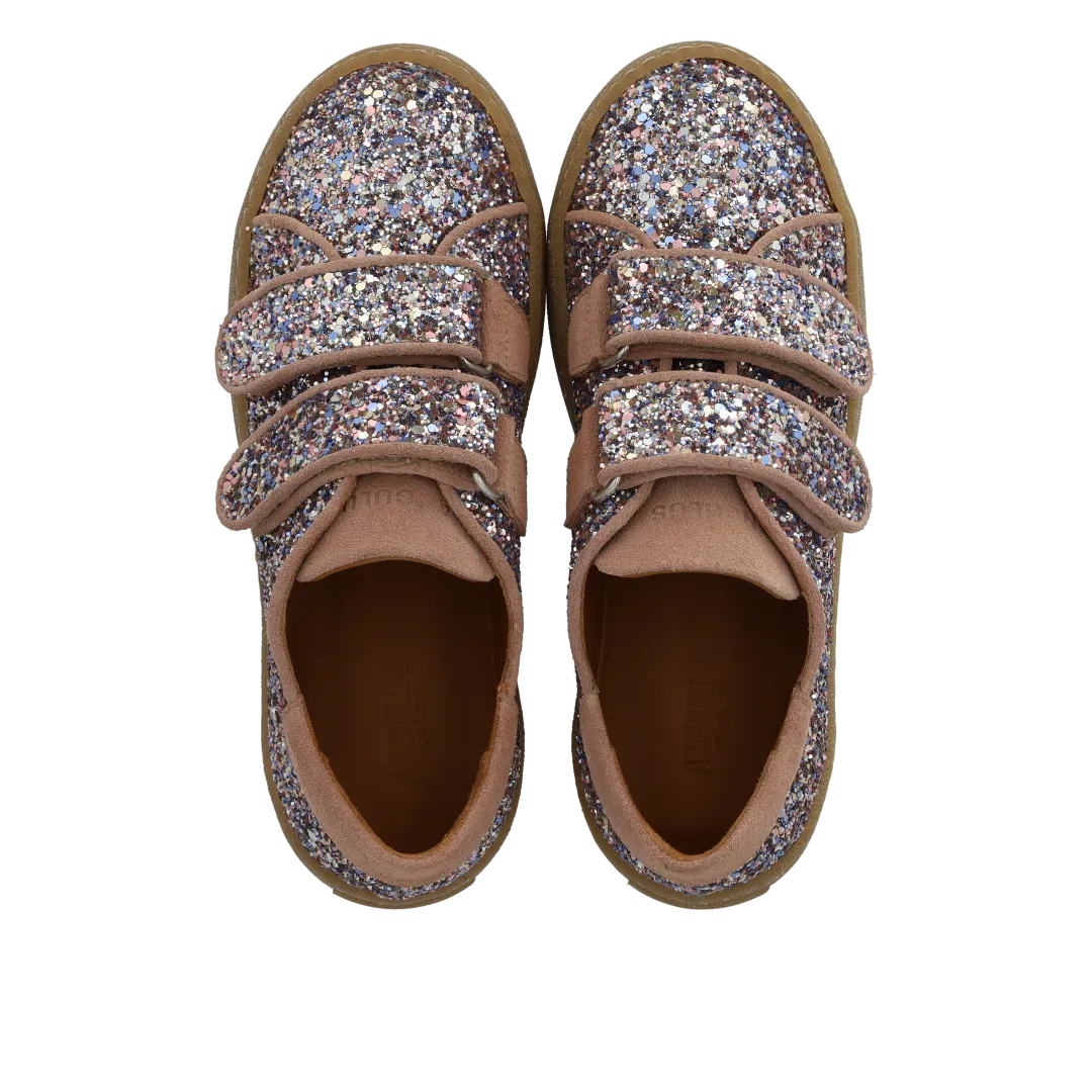 Angulus Sporty velcro-sneaker sneakers glitter