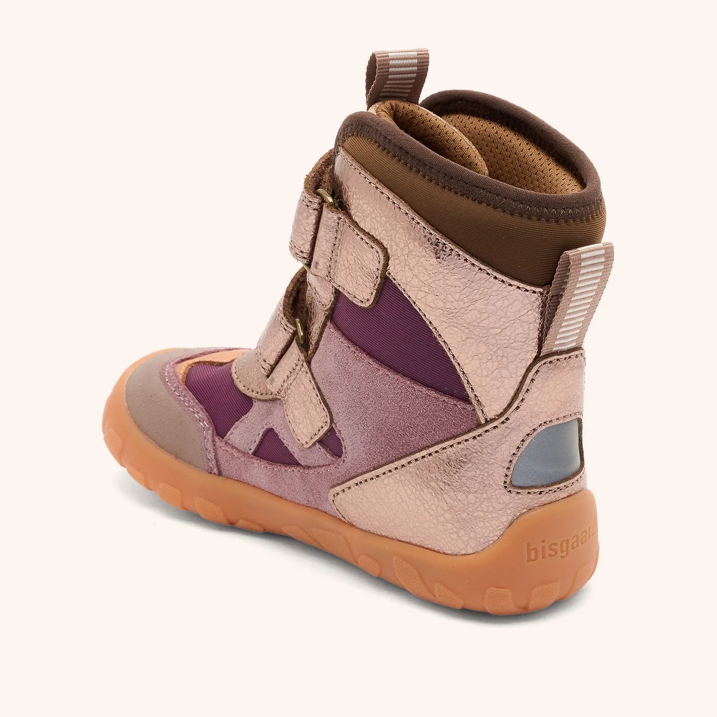 Bisgaard Chad Tex barfodsvinterstøvle plum