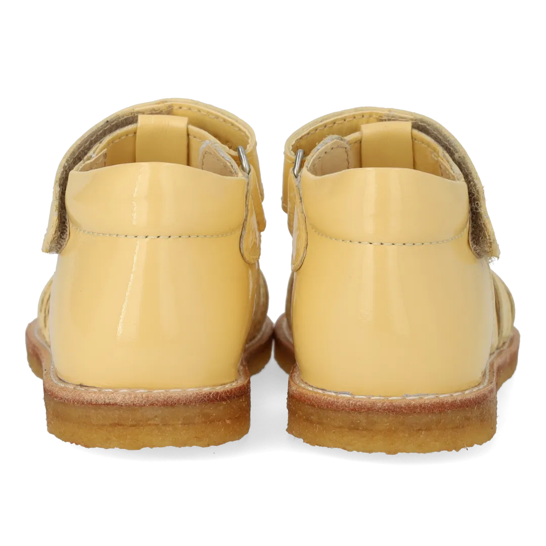 Angulus hjertesandal glitter børnesandal velcro