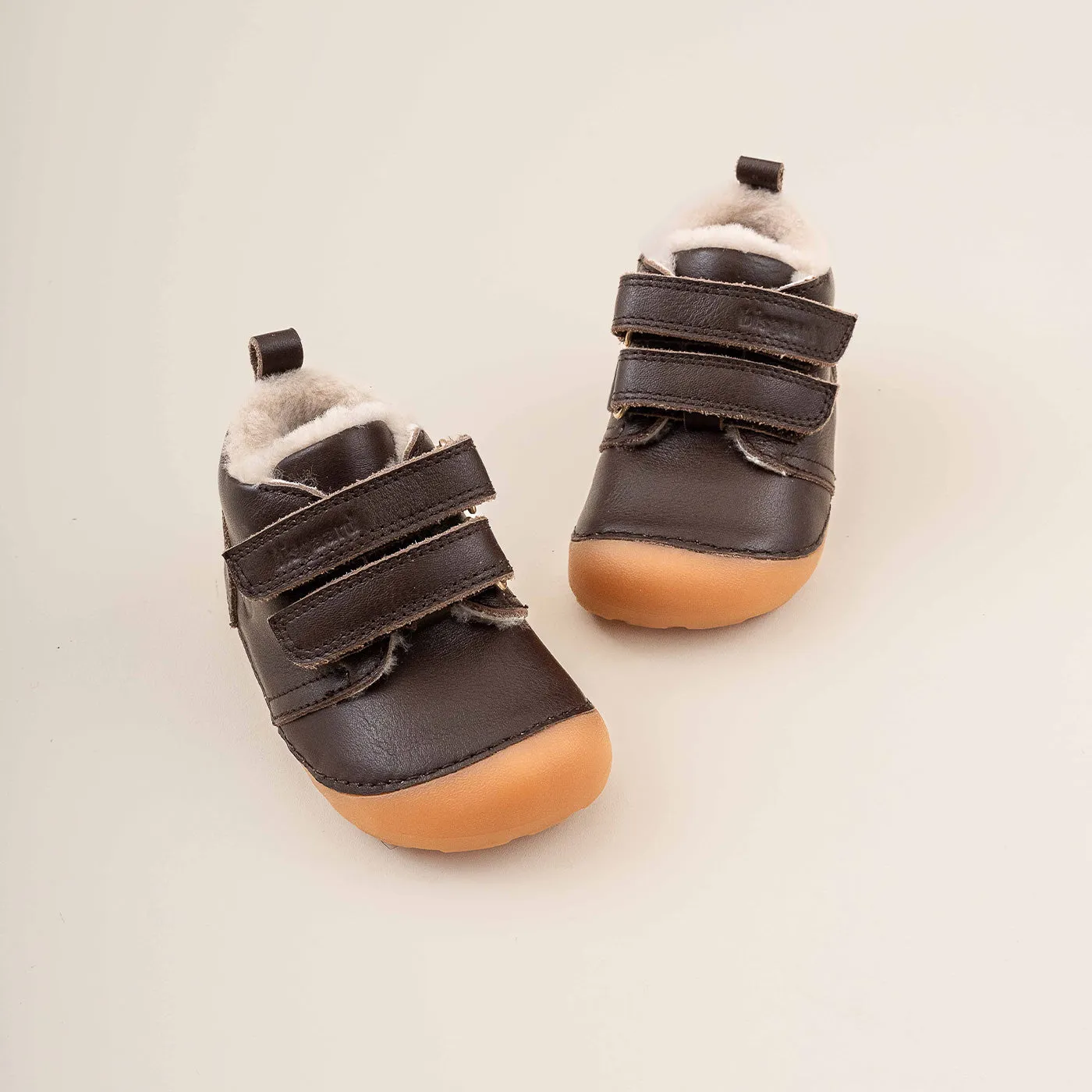 Bisgaard Barefoot Carter begyndersko dark brown lam