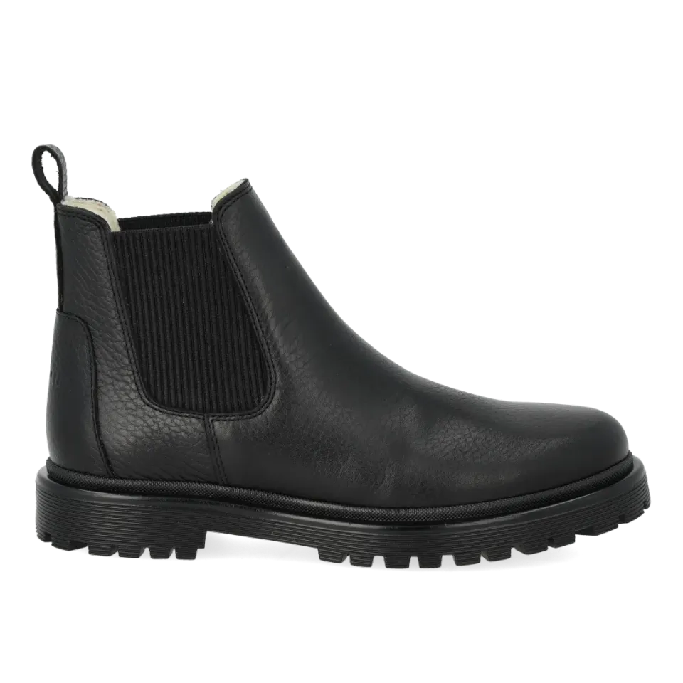 Angulus Chelsea støvle nubuck uldfoer tracksål