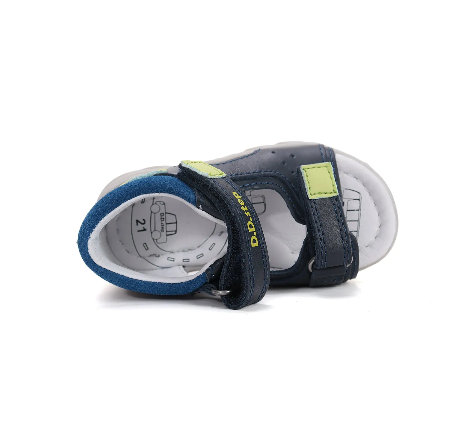 DD Step G064-61554 sandal dreng bred fod