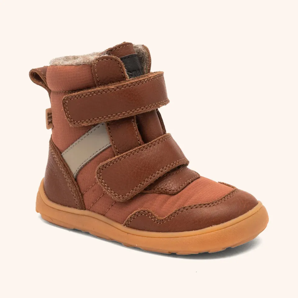 Bisgaard Timo Tex barfod vinterstøvle brown