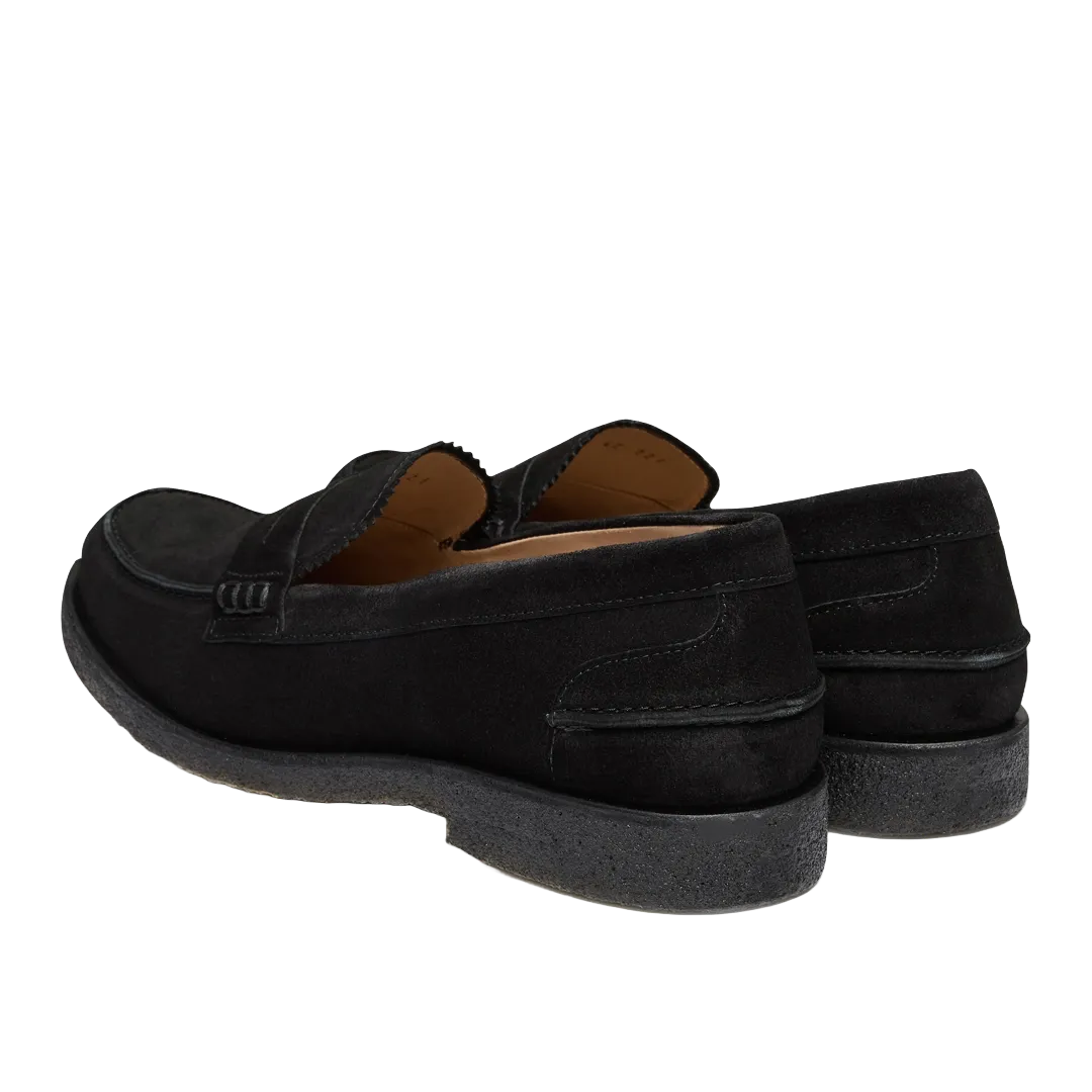 Angulus Penny loafer herresko skind mandelsnude