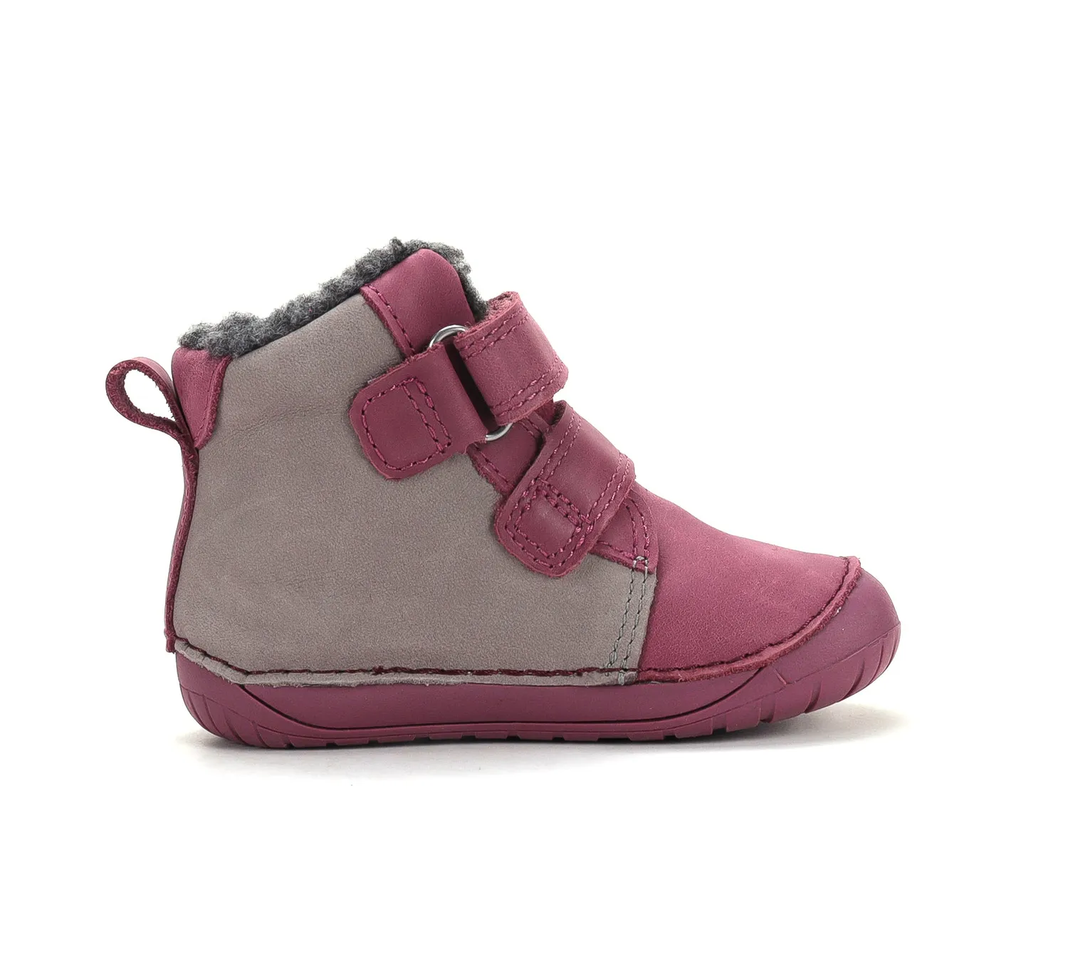 DD Step W070-62495C barfodssko vinter pige varm foret